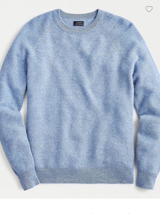 J. Crew Other - NWT J. Crew light blue Crewneck Waffle Knit Sweater Sz M. Great gift! Make offer